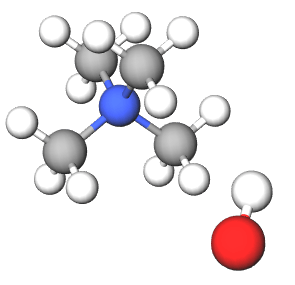 Tetramethylammonium hydroxide, TMAH, CAS# 75-59-2