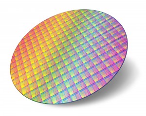 Silicon plate with processor cores