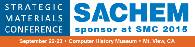 SACHEM 贊助商出席戰略材料會議 (SMC 2015)